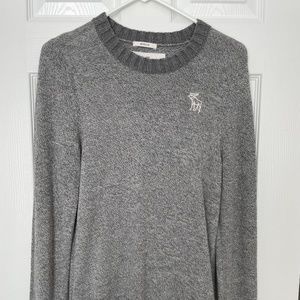 Men's Abercrombie & Fitch Grey Sweater, Size M
